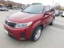 2014 RED Kia Sorento LX 2WD (5XYKT3A66EG) with an 2.4L L4 DOHC 16V engine, 6-Speed Automatic transmission, located at 2121 Burlington St, North Kansas City, MO, 64116, (816) 556-0707, 39.144707, -94.581978 - Photo#0