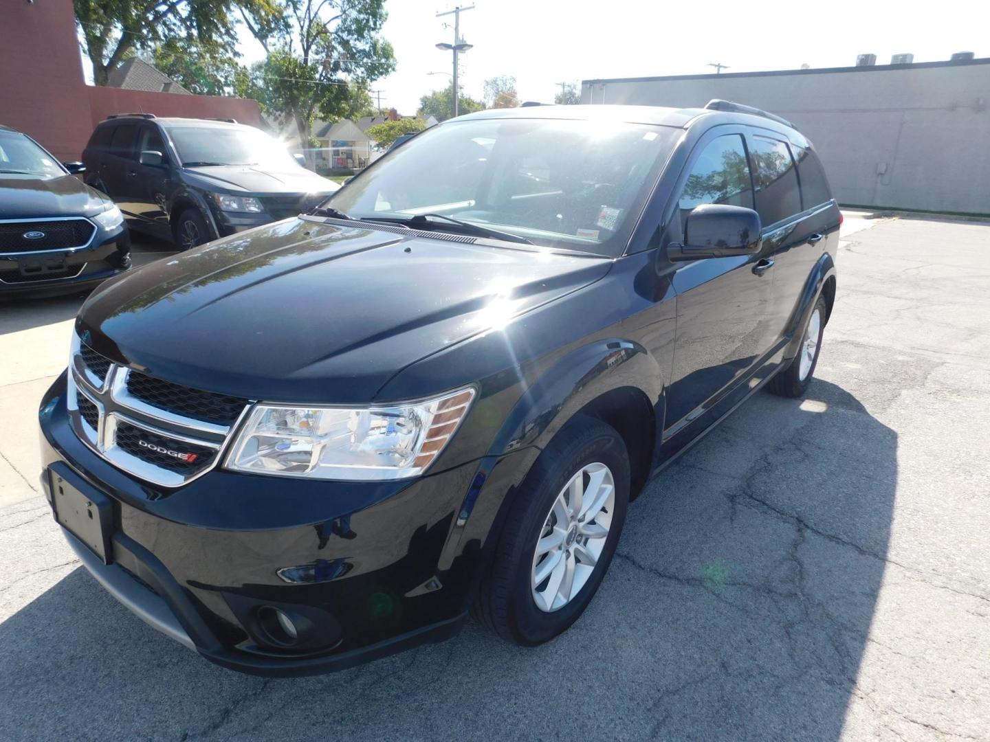 2017 BLACK Dodge Journey SXT (3C4PDCBB1HT) with an 2.4L L6 DOHC 16V engine, 4A transmission, located at 2121 Burlington St, North Kansas City, MO, 64116, (816) 556-0707, 39.144707, -94.581978 - Photo#0