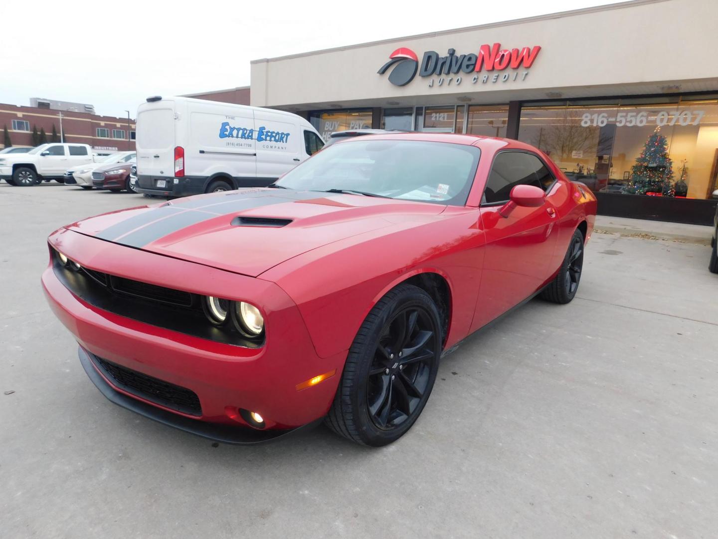 2017 RED Dodge Challenger SXT (2C3CDZAG8HH) with an 3.6L V6 DOHC 24V engine, 8A transmission, located at 2121 Burlington St, North Kansas City, MO, 64116, (816) 556-0707, 39.144707, -94.581978 - Photo#0