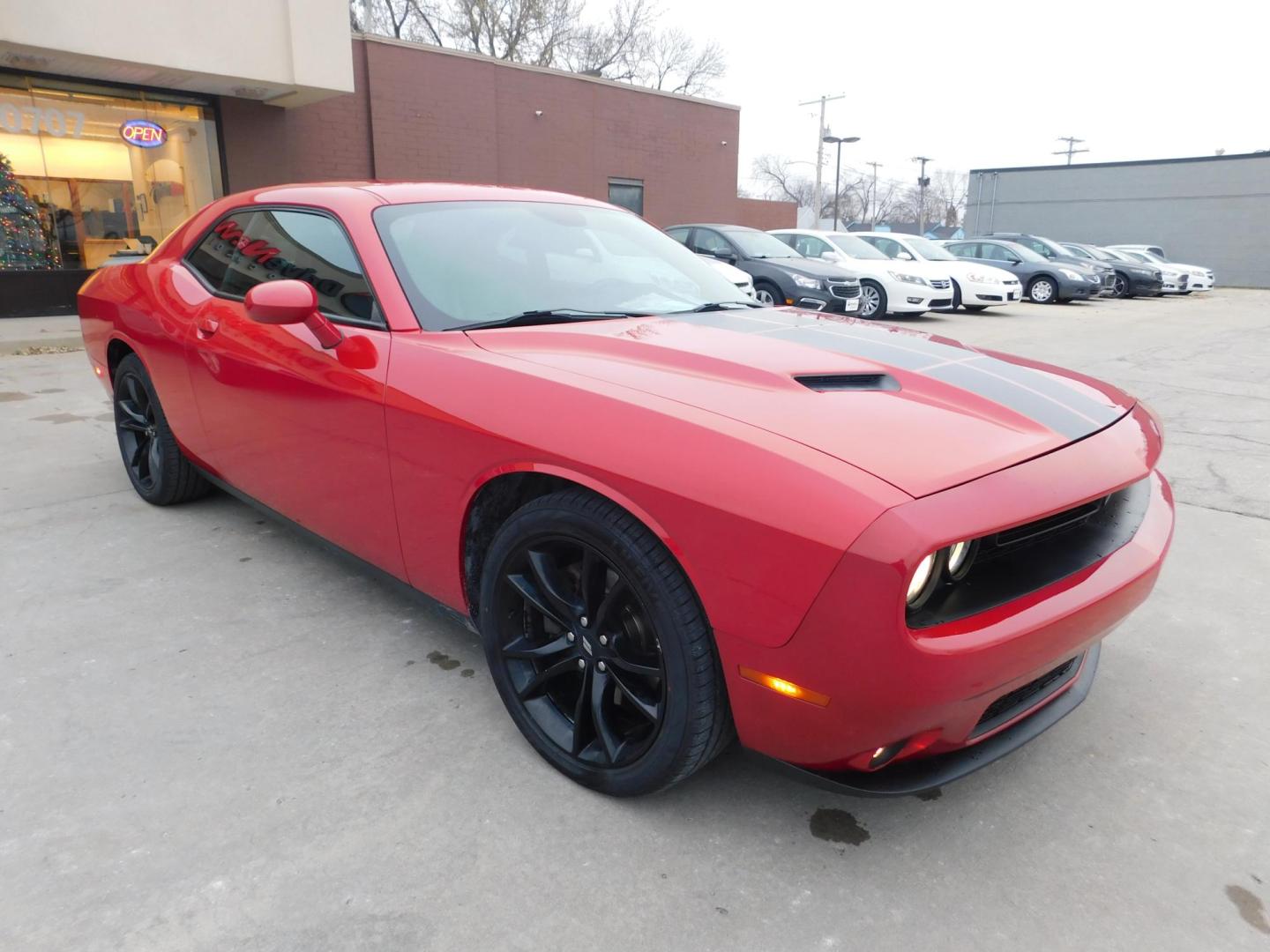 2017 RED Dodge Challenger SXT (2C3CDZAG8HH) with an 3.6L V6 DOHC 24V engine, 8A transmission, located at 2121 Burlington St, North Kansas City, MO, 64116, (816) 556-0707, 39.144707, -94.581978 - Photo#9