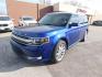 2014 BLUE Ford Flex Limited FWD (2FMGK5D87EB) with an 3.5L V6 DOHC 24V engine, 6-Speed Automatic Overdrive transmission, located at 2121 Burlington St, North Kansas City, MO, 64116, (816) 556-0707, 39.144707, -94.581978 - Photo#0