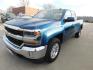 2016 BLUE Chevrolet Silverado 1500 LT Double Cab 4WD (1GCVKREC3GZ) with an 5.3L V8 OHV 16V engine, 6A transmission, located at 2121 Burlington St, North Kansas City, MO, 64116, (816) 556-0707, 39.144707, -94.581978 - Photo#0