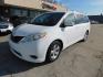 2014 WHITE Toyota Sienna LE FWD 8-Passenger V6 (5TDKK3DC4ES) with an 3.5L V6 EFI DOHC 24V engine, 5-Speed Automatic transmission, located at 2121 Burlington St, North Kansas City, MO, 64116, (816) 556-0707, 39.144707, -94.581978 - Photo#0