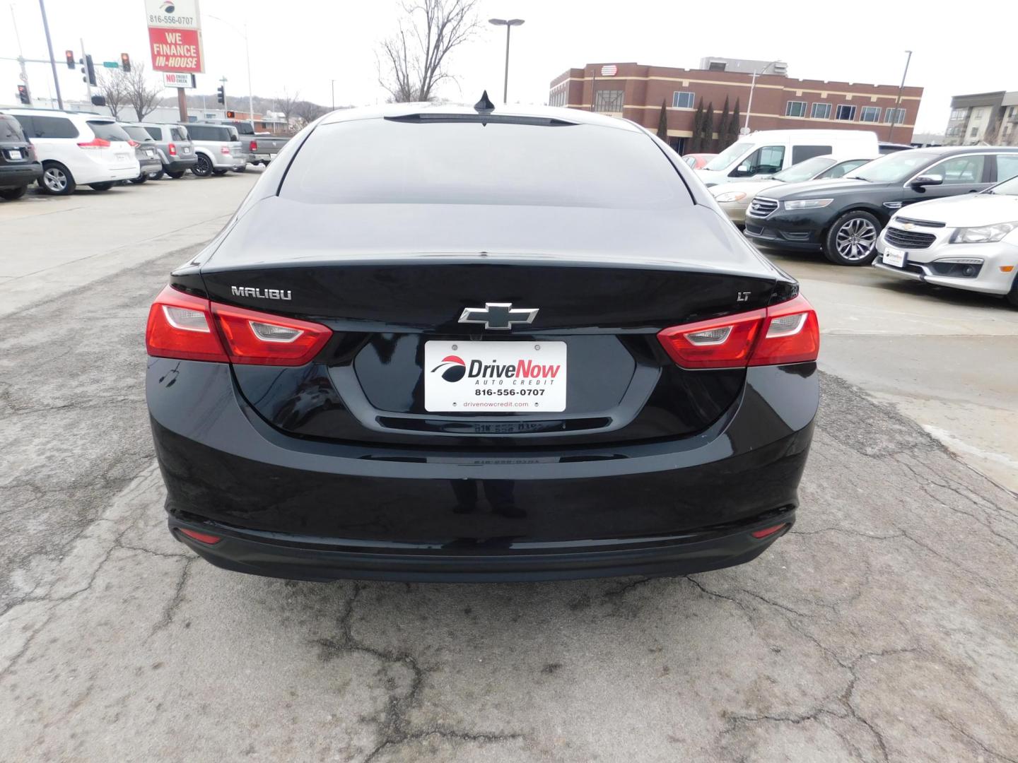 2017 BLACK Chevrolet Malibu 1LT (1G1ZE5ST6HF) with an 1.5L L4 DOHC 16V engine, 6A transmission, located at 2121 Burlington St, North Kansas City, MO, 64116, (816) 556-0707, 39.144707, -94.581978 - Photo#8